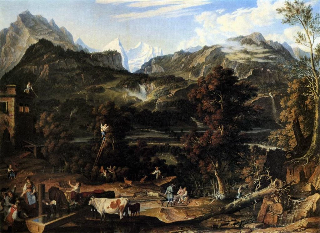 L'altopiano vicino a Berna - Gemäldegalerie Alte Meister, Dresda